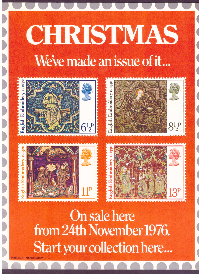 (image for) 1976 Christmas Post Office A4 poster. PL(P) 2538. - Click Image to Close